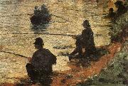 Georges Seurat Fisherman oil